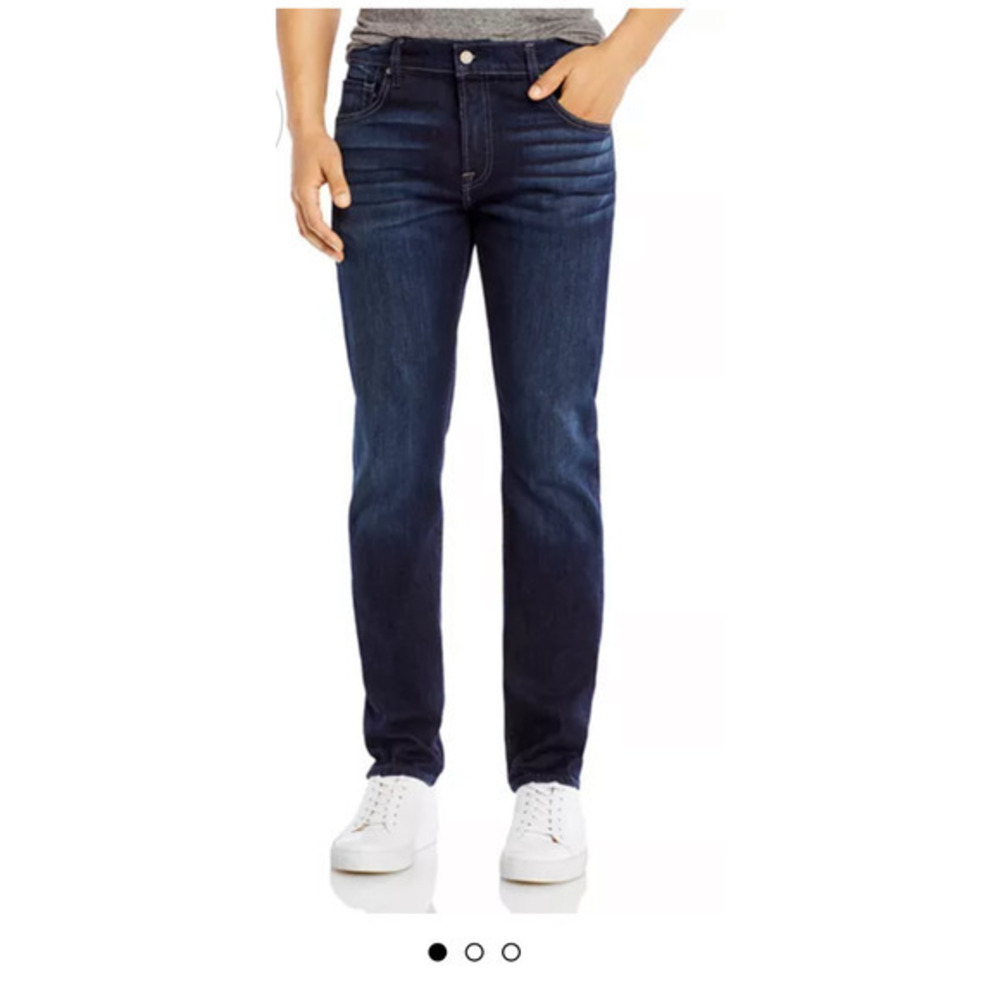 7 for all mankind 7FAM adrien luxe performance straight blue jeans men's size 32